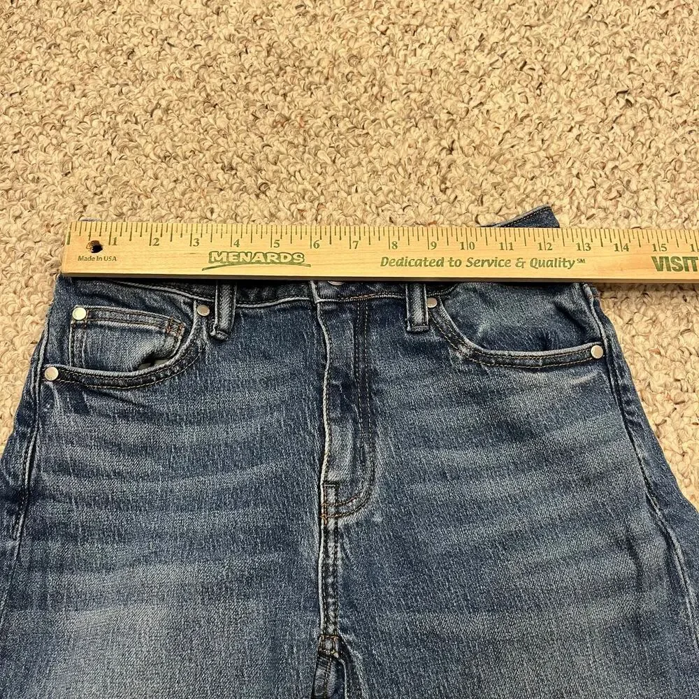 Quince Bella Stretch Wide Leg Jeans Sz 26 Casual Organic Cotton Normcore